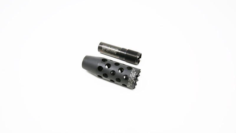60097 - OEM Benelli Tactical Shotgun External Thread Breaching Attachment with Trulock Ber/Ben Mobil Adapter in BLACK and NP3