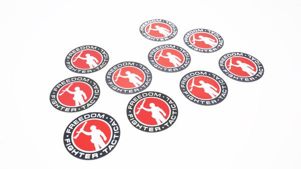 Decal / Magnet - The Freedom Fighter Tactical Logo Decal and Magnet - 5 Pack of Each