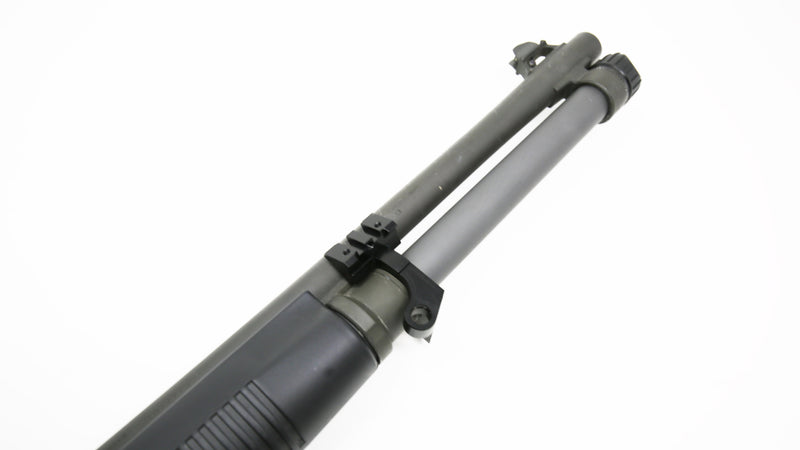 The FFT Benelli M4 / M1014 Multi-Light Flashlight Mount with 1913 Rail, Scout Pro Attachment, and Locking QD Swivel