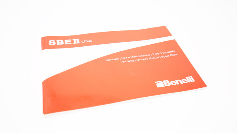 60290 Benelli SBE II Original Owner's Manual