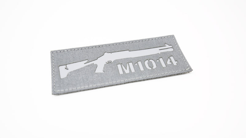 The M1014 Silhouette Patches in Glow in the Dark / Gray / Multicam